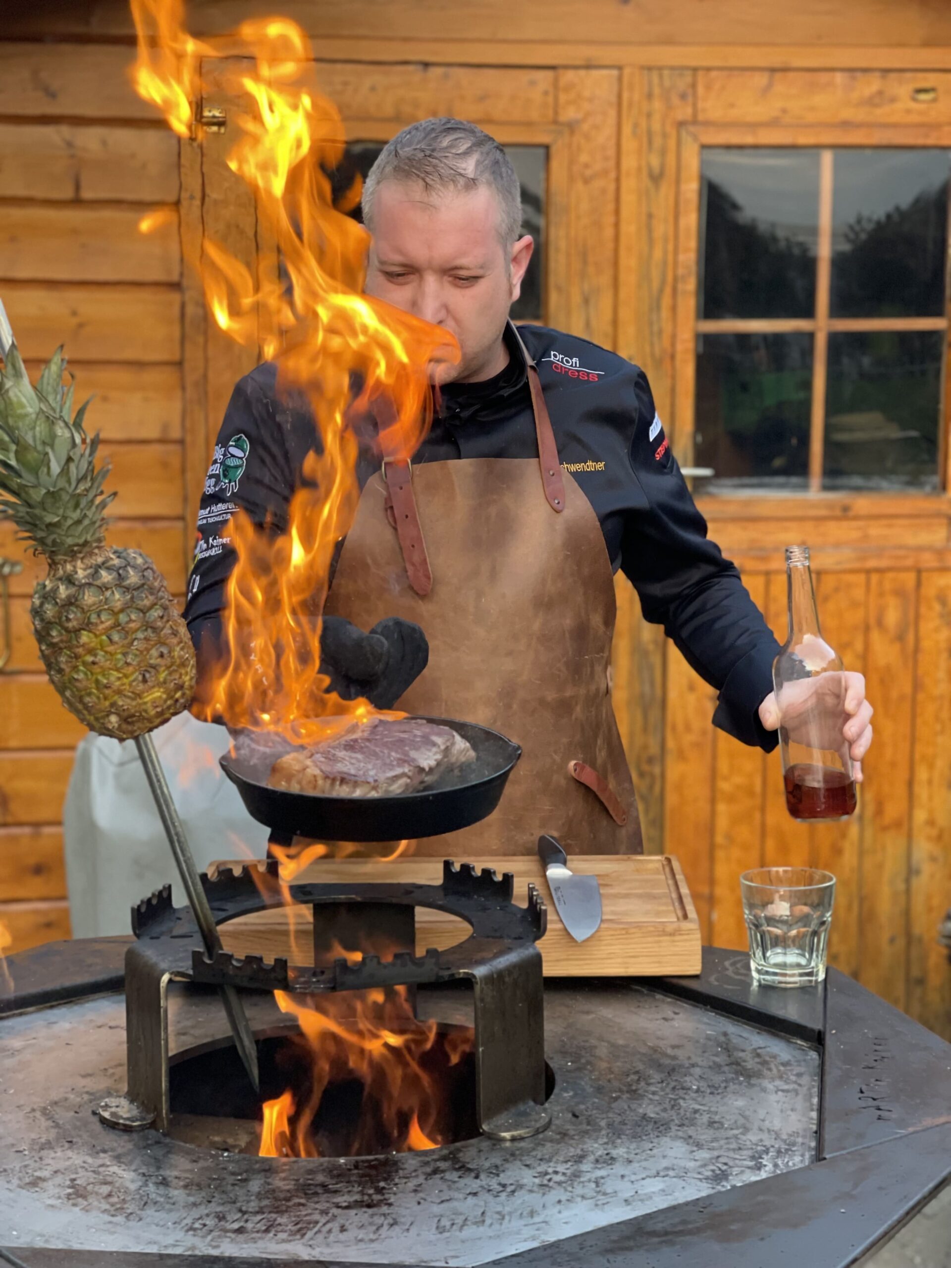 BBQ Ribs auf einem Brett